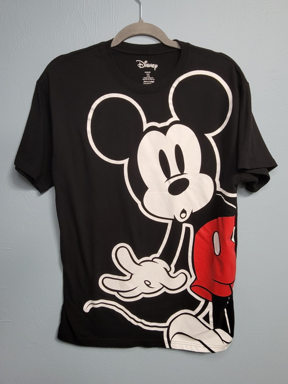 Officially Licensed Disney Jerry Leigh Big Mickey - Oh My Gosh Graphic T-shirt M